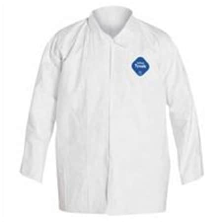 Dupont Tyvek Coverall Shirt Snap Front Long Sleeves 251-TY303S-XL